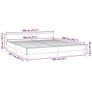Bed Frame without Mattress Light Grey 180x200cm Super King Velvet Image 5