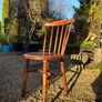 Antique Solid Elm Penny Chairs x 2 Image 10