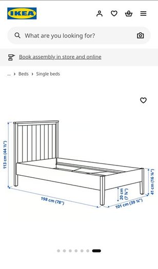 Ikea Gullaberg single bed