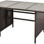 _Poly Rattan Garden Furniture 8 Seater Lounge Set Brown Dining Set Image 3