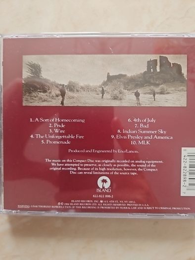 U2  CD  - The Unforgettable Fire