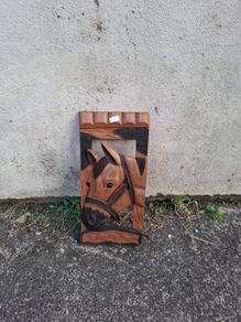 By post only wood horse frame