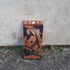 By post only wood horse frame