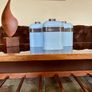 3 Swan Retro Enamel Airtight Storage Containers Powder Blue 1 litre Image 6
