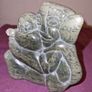Rare Eskimo/Inuit carved stone figure of Mother and Child Image 7