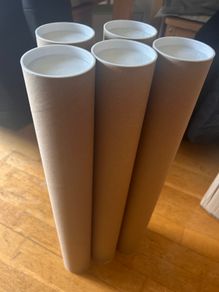5 x Heavy Duty postal tubes
