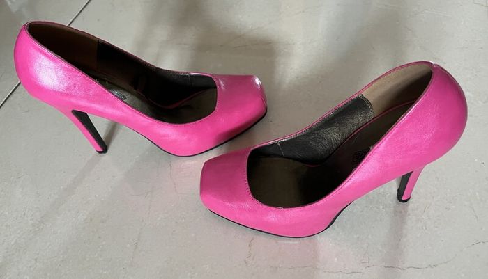 Pink High Heel Ladies Shoes