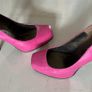 Pink High Heel Ladies Shoes Image 2