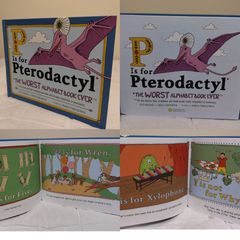 P is for pterodactyl  Hardback book