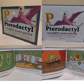 P is for pterodactyl  Hardback book