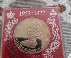 1952. 1977 silver jubilee medal