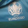 HEINEKEN UEFA Euro 2020 T Shirt Top, Size XXL Short Sleeved Blue/Green Image 4
