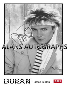 Simon Le Bon Autograph
