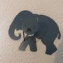 3 dark grey elephant wall lights, brand new in box Image 3