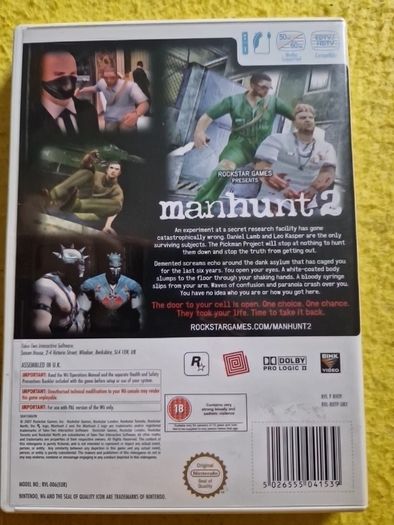 Manhunt 2 Nintendo Wii games Original