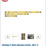 DeWALT Box Beam Spirit Level 3 Piece Set 600mm, 1200m & 1800mm Image 2