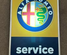 Alfa Romeo Service Lighted Sign
