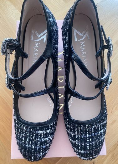Marian Mary-Jane tweed shoes