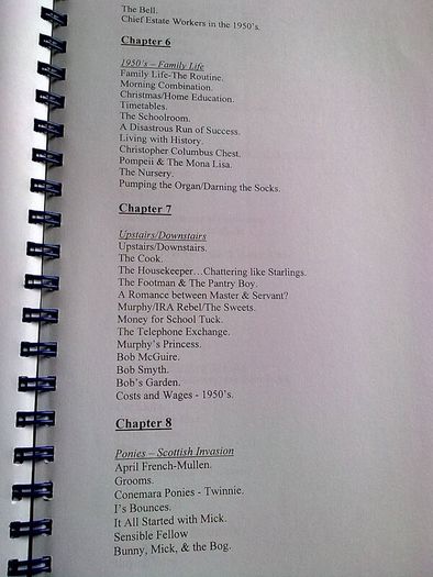Typescript of a book on Castletown House Ireland Irish history Co. Kildare