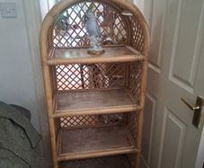 Vintage Cane Shelves Quality