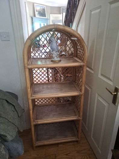 Vintage Cane Shelves Quality