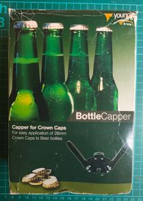Homebrew bottle capper