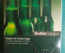 Homebrew bottle capper
