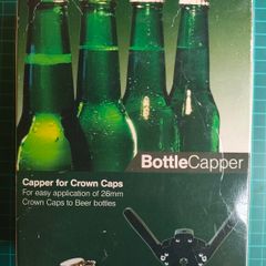 Homebrew bottle capper