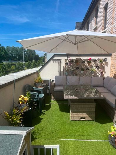 Rattan garden furniture