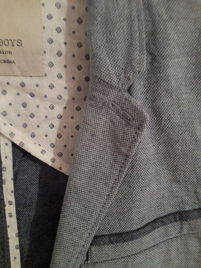 Zara boys shirt and jacket set, age 11-12