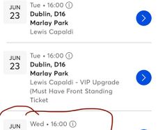 2 Lewis Capaldi tickets