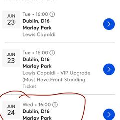 2 Lewis Capaldi tickets