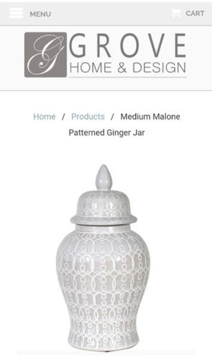Malone Ginger Jar