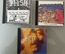 Three US albums by alternative band Phish. Includes A Picture of Nectar, double CD Junta and Crimes of the Mind. Price for all three but will sell individually. See below.