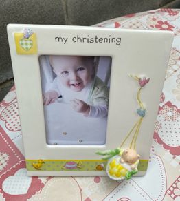 Brand New Aynsley Christening Photo Frame