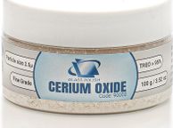 main image for ad Glass Polish 90002 Cerium Oxide Fine Grade Glass Polishing Powder - TREO 95% - 2.5 microns - 100 Grams - White