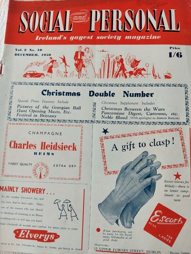Social & Personal original magazine December 1950