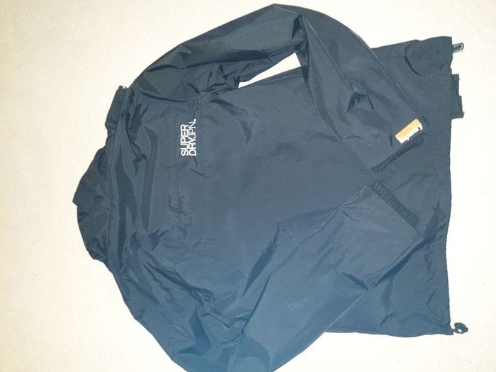 Superdry black Double  Black label size small