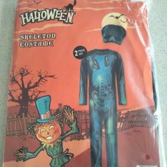 Kids Halloween Skeleton Costume - 4-5 Years