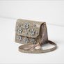 Brand new river island gold glitter should bag Image 8