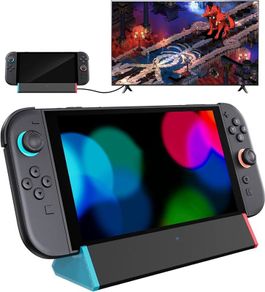 Portable TV Dock Station for Switch 2 (2025),With 4K@120Hz HDMI Adapter/Type C Port/USB Port /100W Charging Game accessories