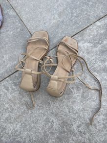Strappy Beige Sandals EU38