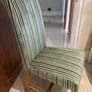 Set of 4 Solid Wood & Fabric Dining Chairs Image 6