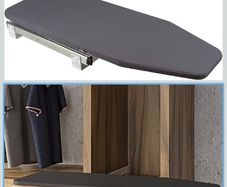 180 degree ironing board for drawers