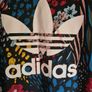 womens ADIDAS floral short sleeve t shirt Size UK 10 EU 36 Image 3