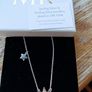 BNWT - MK Silver Double Star Necklace Image 8