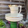 ceramic pitcher/jug & bowl Image 2
