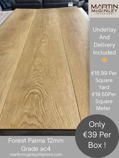 New Palma 12mm Laminated Flooring