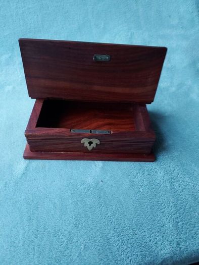 Indian Hardwood Jewellery box or keepsafe