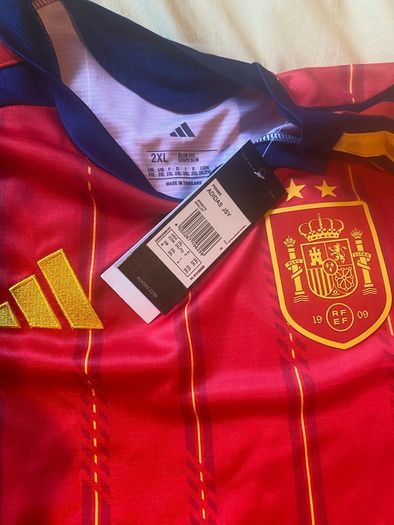 Spain Jersey 2026 Home with 2 Stars